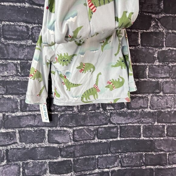 Carter's Just One You 12 Month Dinosaur Holiday Toddler 2-piece Pajama Set - Picture 11 of 11